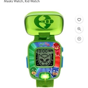 VTech PJ Masks Super Gekko Learning Watch - Sound Games - NEW BATTERY - EUC
